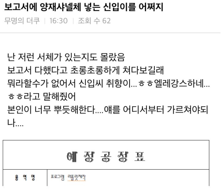 썸네일-신입한테 보고서 받았는데 어쩌지-이미지