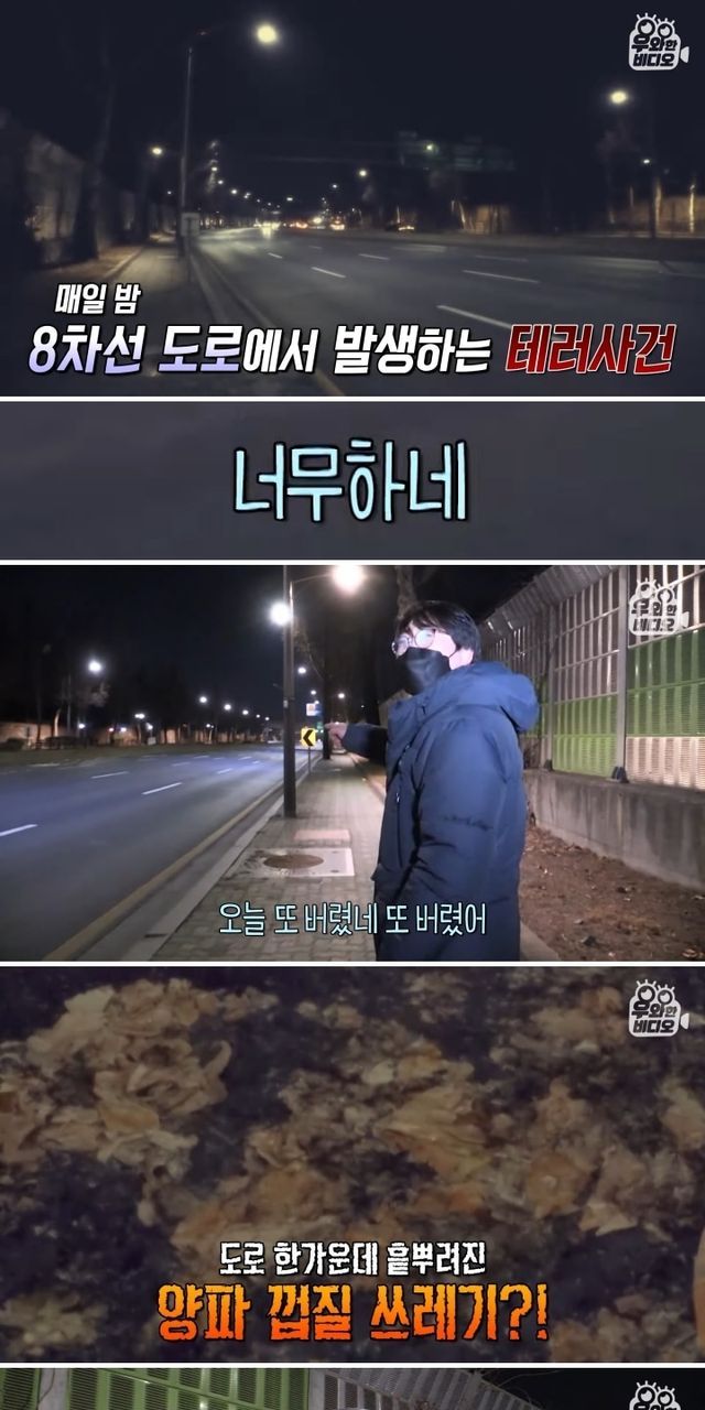 썸네일-스압) 수년째 이어진 8차선 도로 쓰레기투척의 진실-이미지