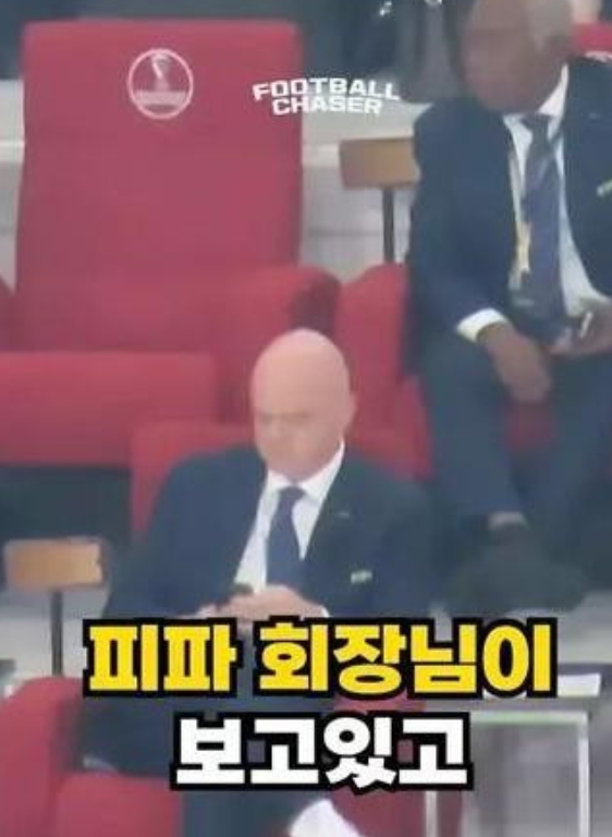 썸네일-피파 VIP석에 앉아있는 한국인-이미지