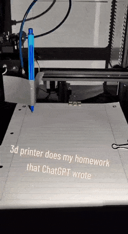 썸네일-ChatGPT가 써준 숙제를 3D 프린터가 옮겨 적어준다.gif-이미지