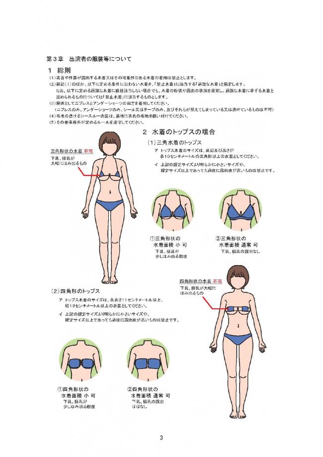 썸네일-일본 사이타마현에서 금지된 수영복 & 포즈-이미지