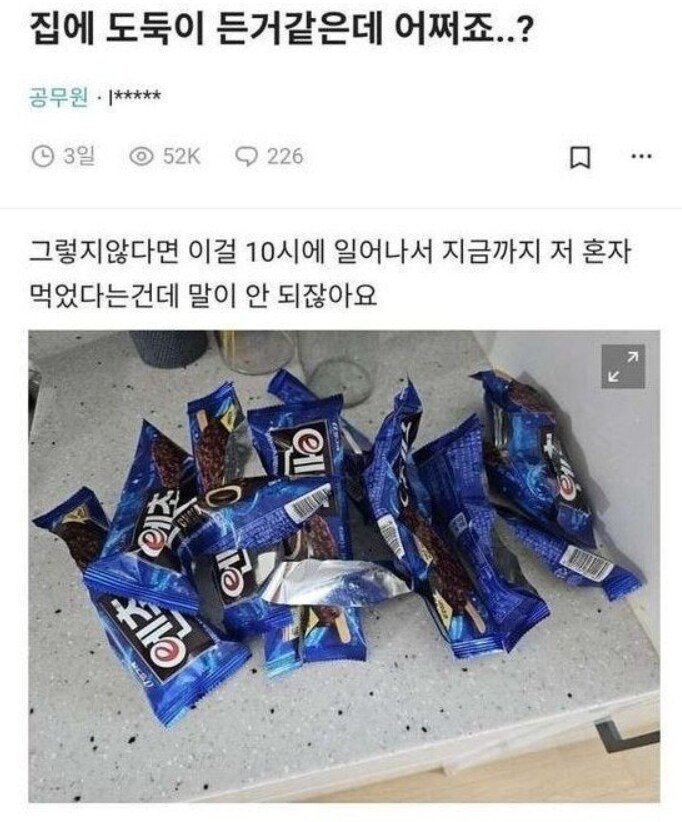 썸네일-집에 도둑이 든거같다는 공무원.jpg-이미지