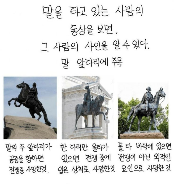 nokbeon.net-말을 탄 사람의 동상을 보면 그사람의 사인을 알수있다.jpg-1번 이미지